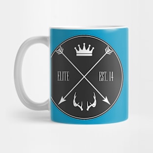 Crown and Stag Design - Elite - Large Logo Mug